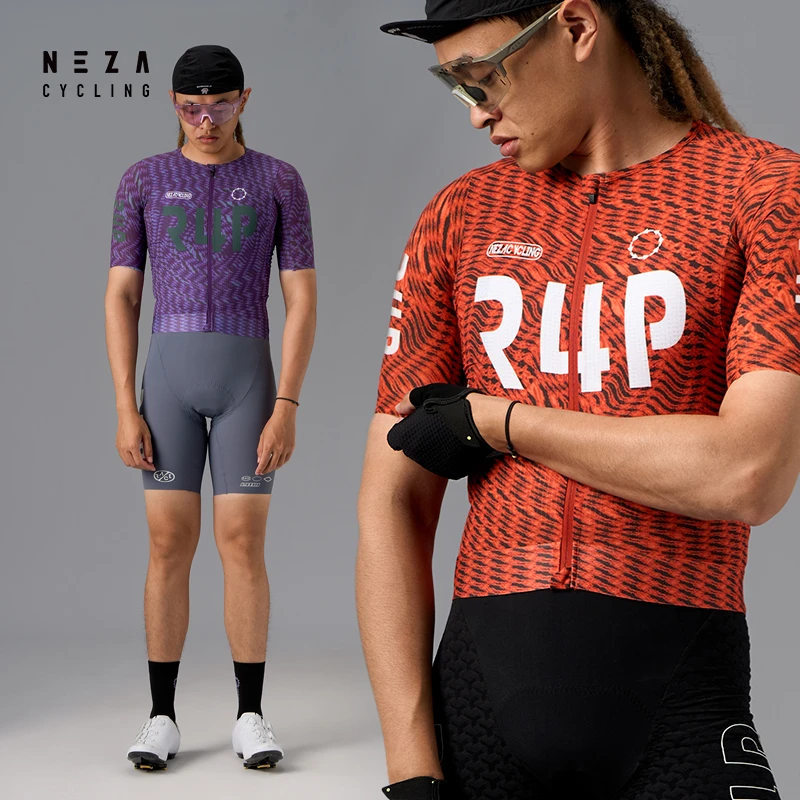 NEZA「麈.星辕」男款透气轻量速干骑行服短袖公路自行车夏季上衣
