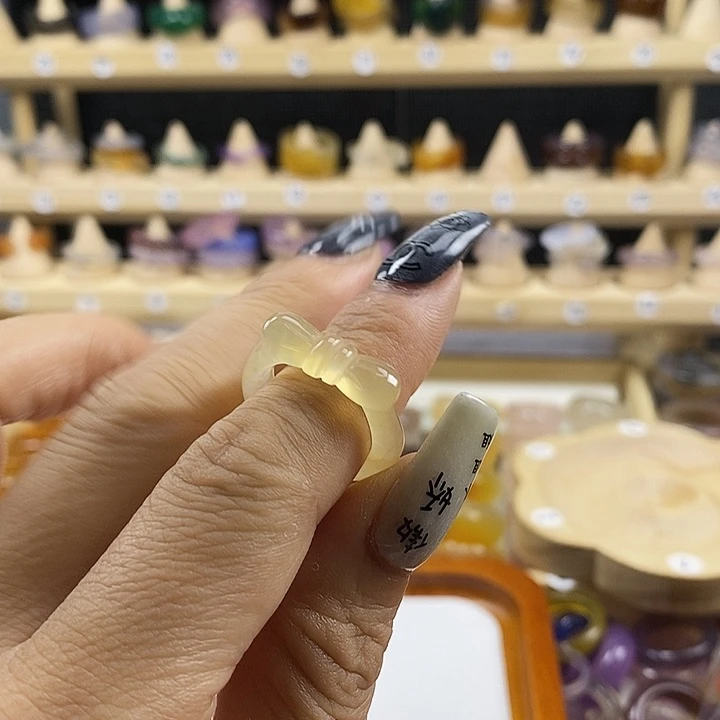 玛瑙/玉髓未镶嵌戒指