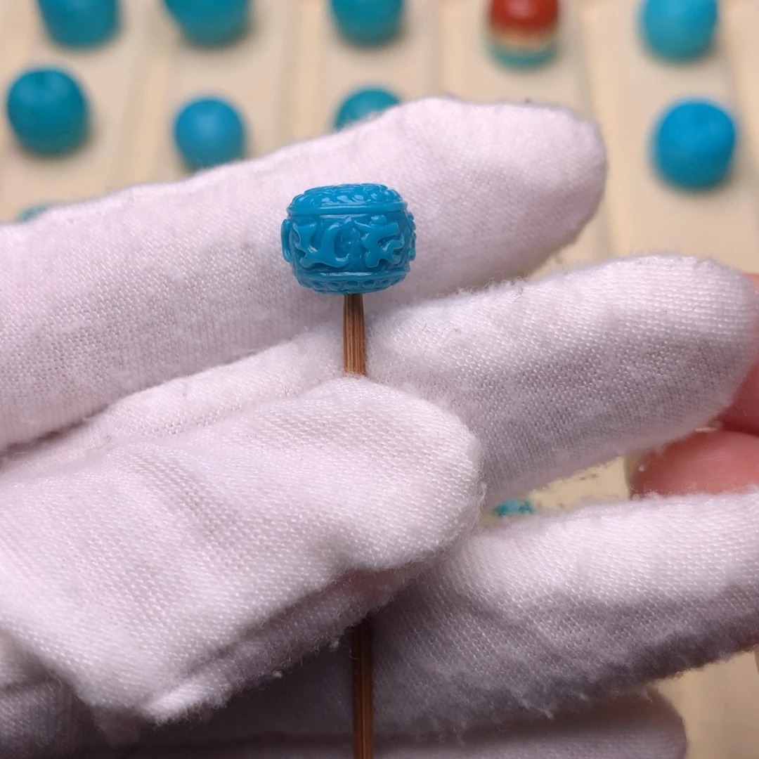 绿松石未镶嵌绿松石六字10.8