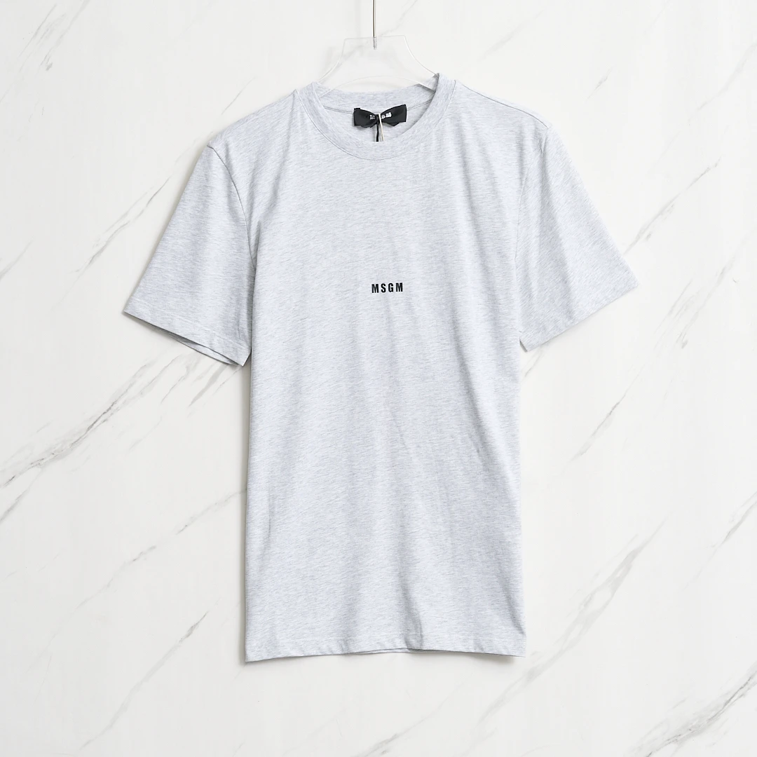 全新未使用/MSGM字母纯色T恤MGBU00191