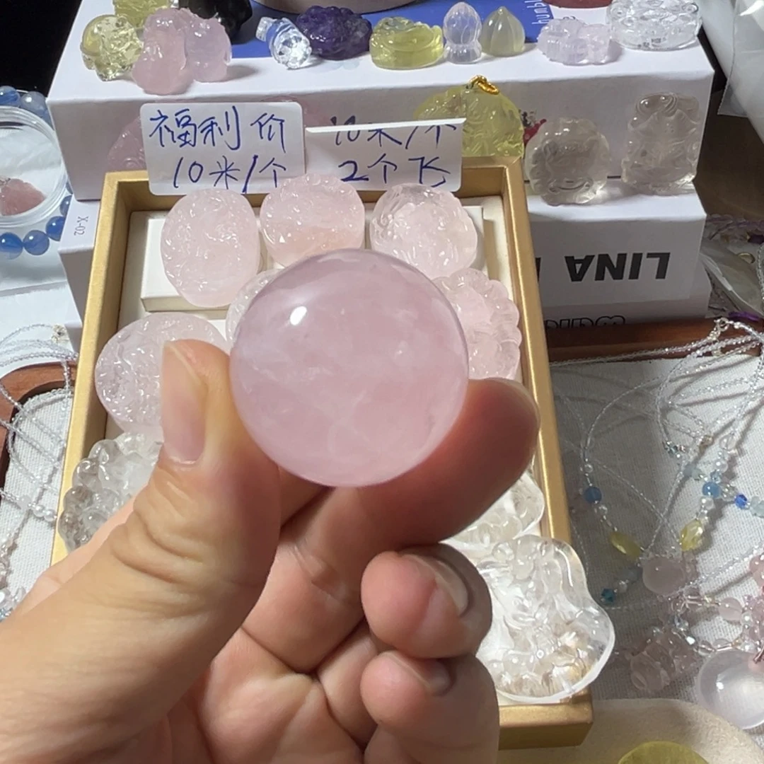 水晶珠宝半成品未镶嵌32mm水晶球