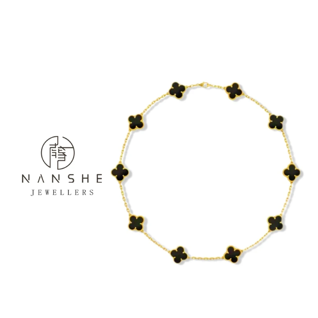 NANSHE/南奢  红黑十花项链时尚百搭