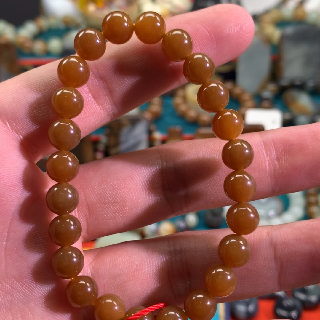 和田玉（糖玉）未镶嵌手链