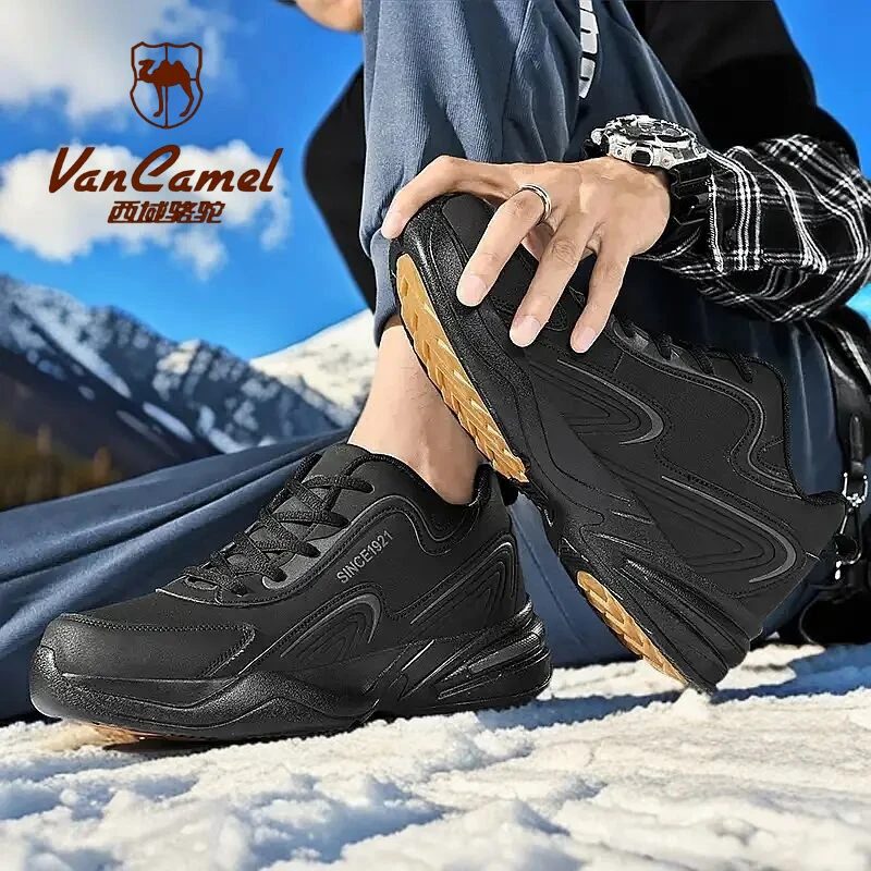 西域骆驼运动鞋百搭户外西域骆驼休闲/休闲鞋跑步鞋VANCAMEL工作