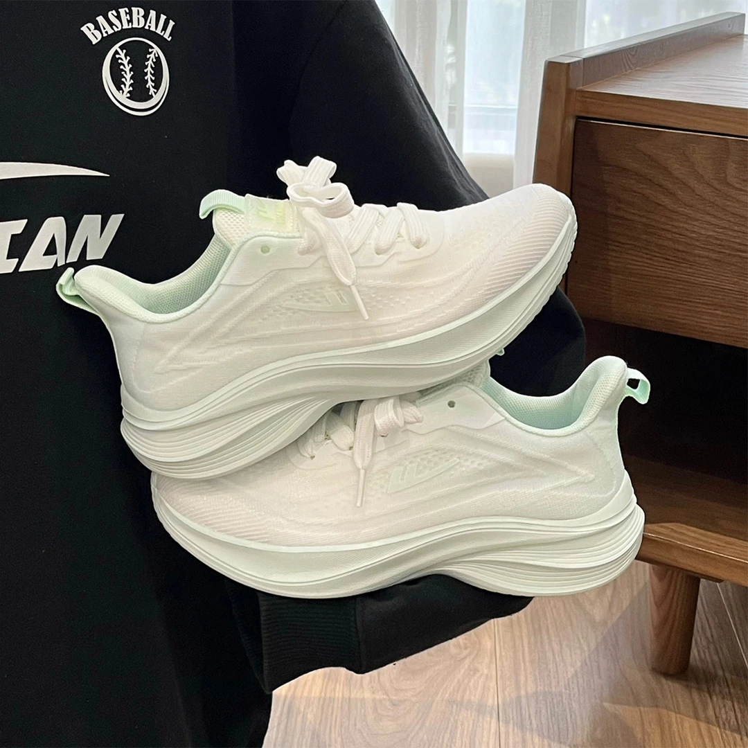 回力女透气网鞋夏季新款轻便减震网面厚底鞋学生ins百搭休闲跑鞋