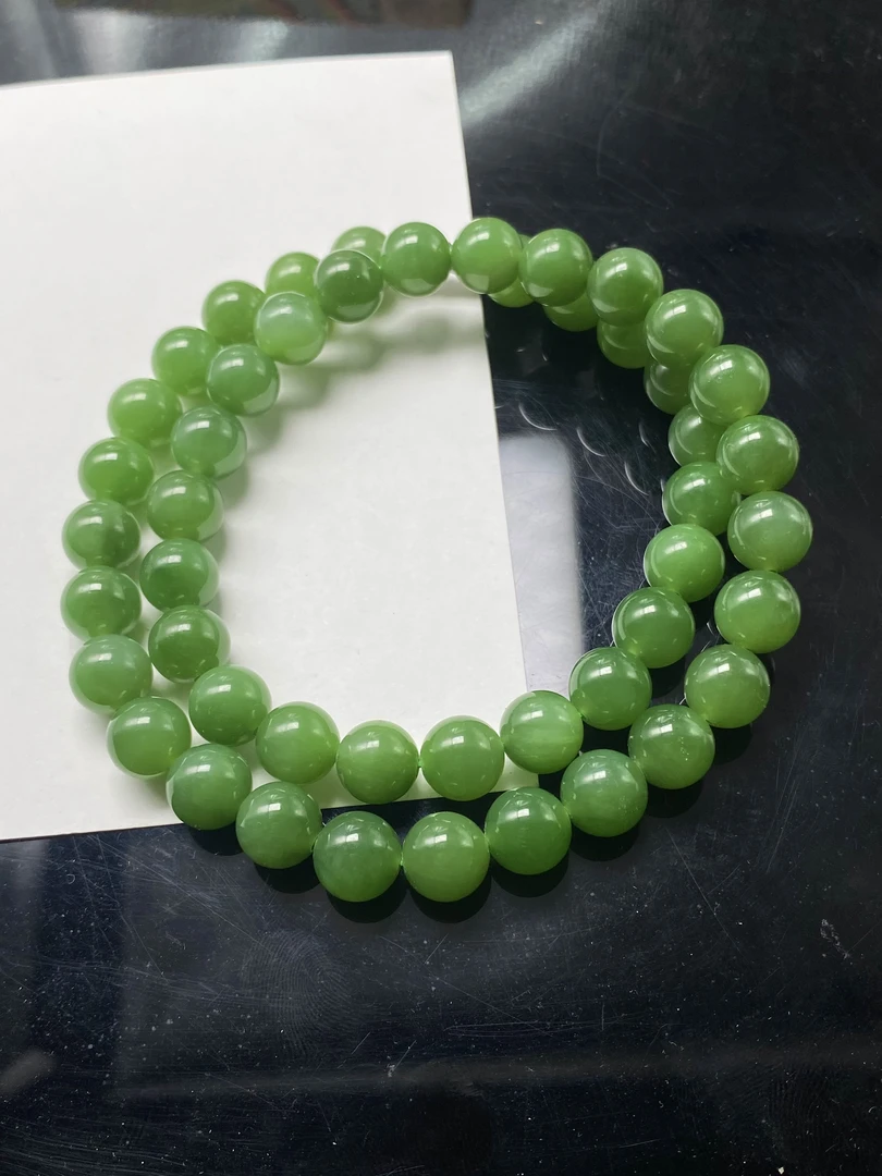 和田玉碧玉高阶货头10m妈妈链