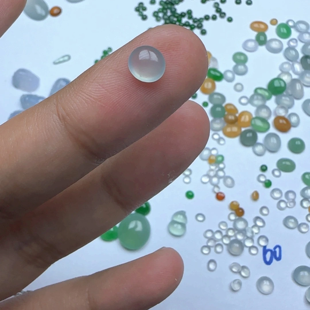 翡翠戒指未镶嵌樱***子缅甸天然翡翠