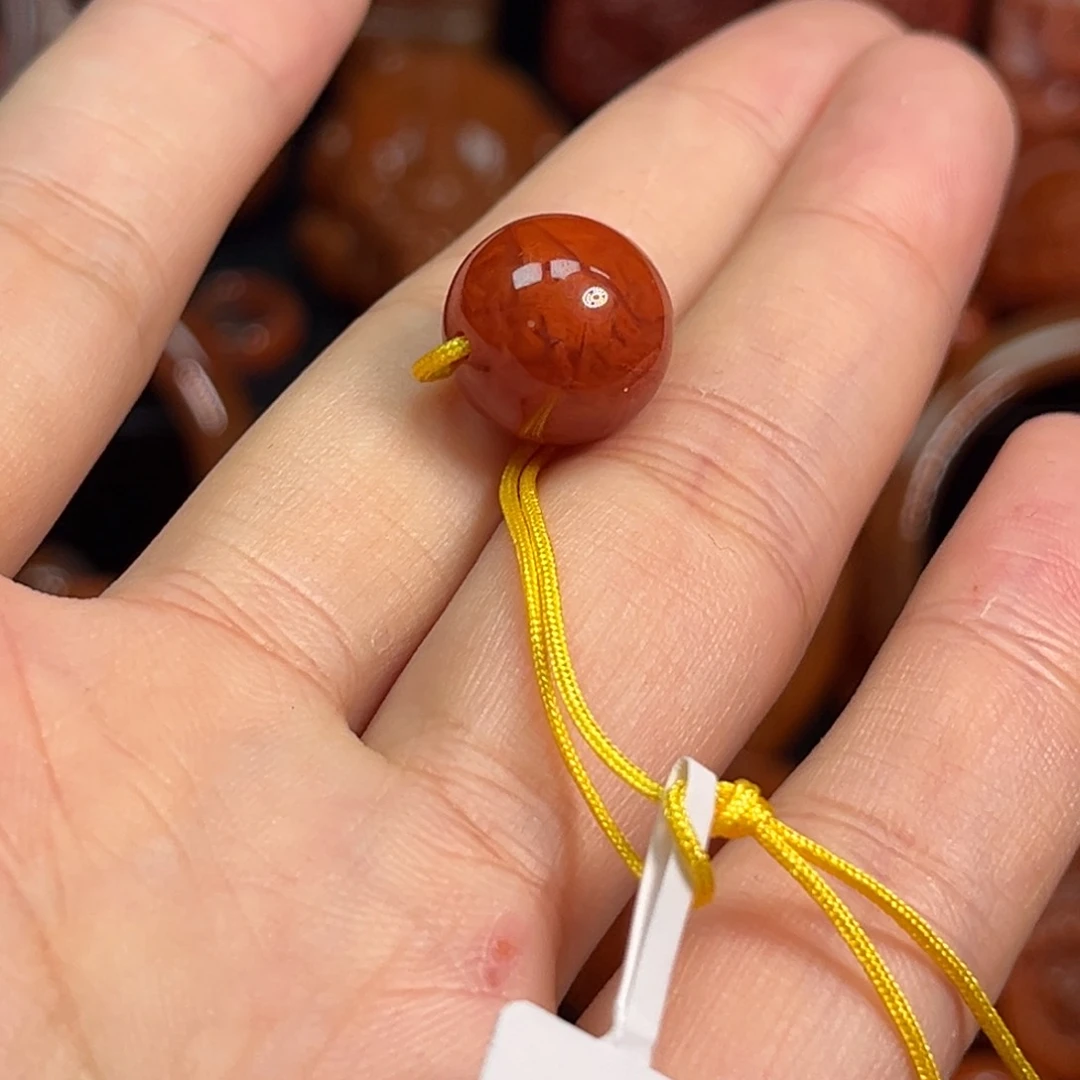 南红玛瑙配饰13mm未镶嵌