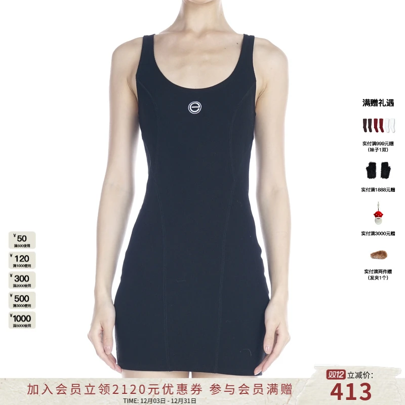 【ENG】EXPLORE NAVIGATE GENERATE ENG 休闲针织连衣裙背心裙