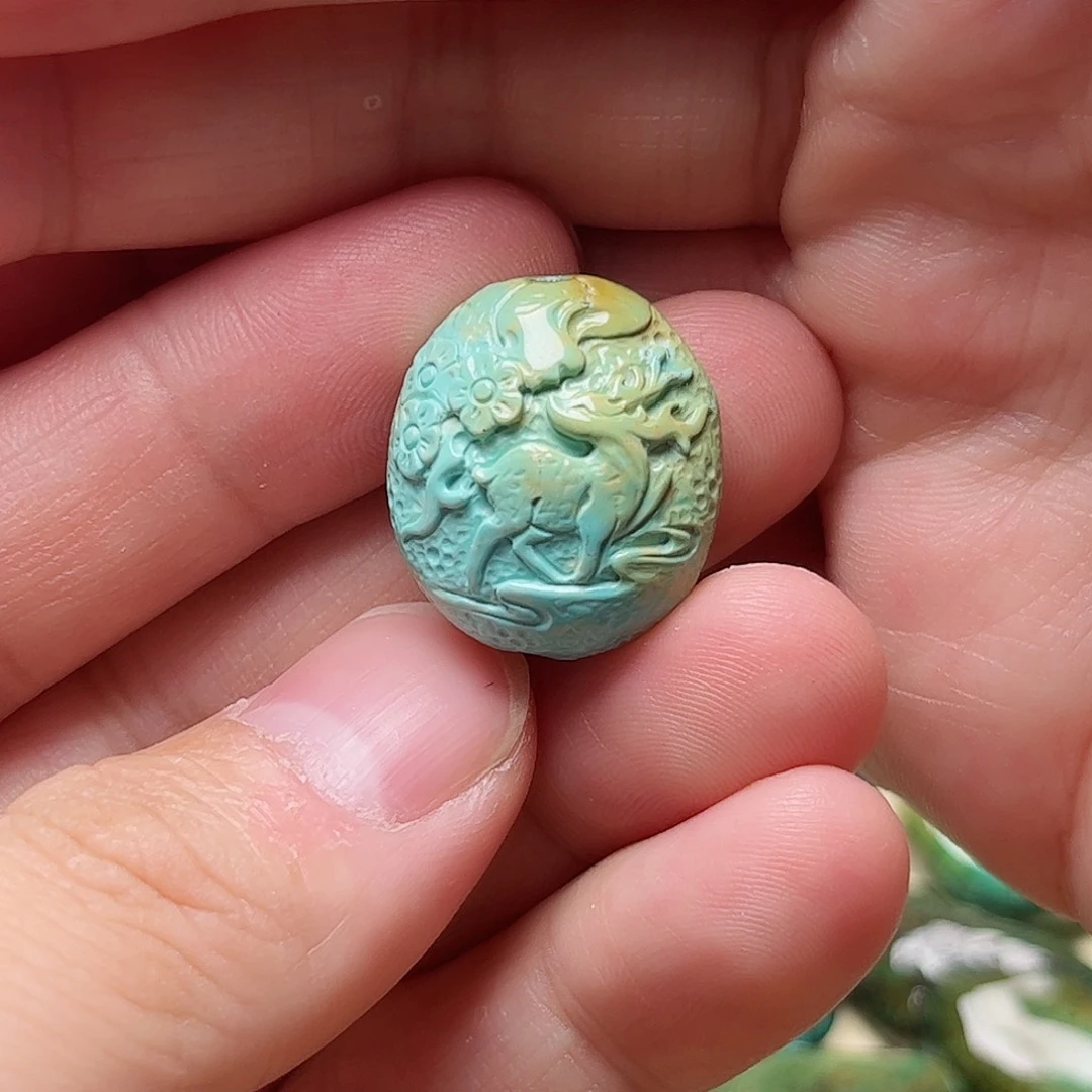 未镶嵌绿松石珠宝奇石