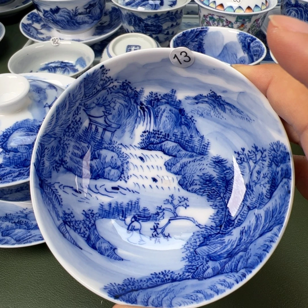 木木景德镇纯手工纯手绘茶具13