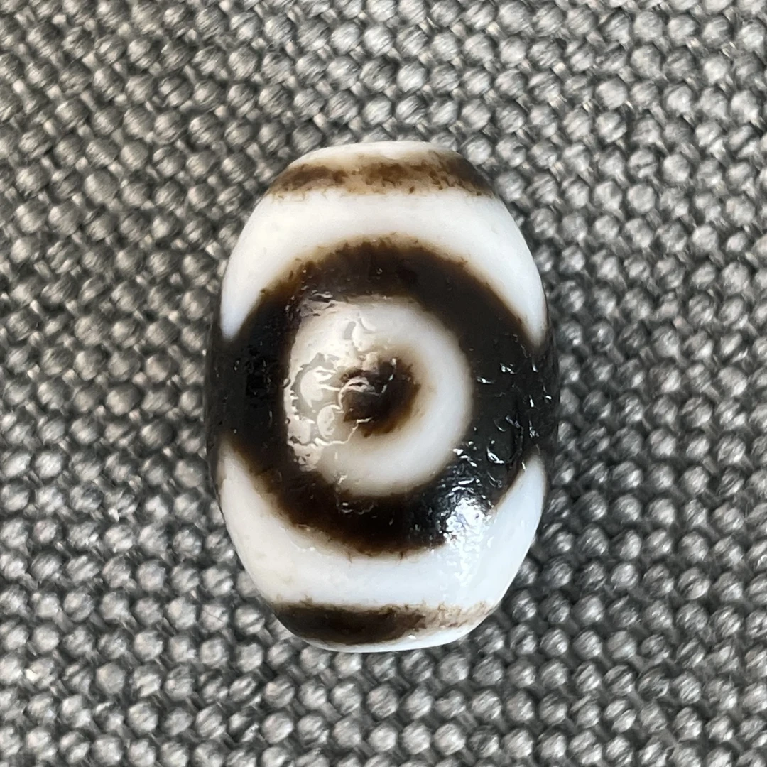 Z 传三眼达洛玛瑙天珠未镶嵌