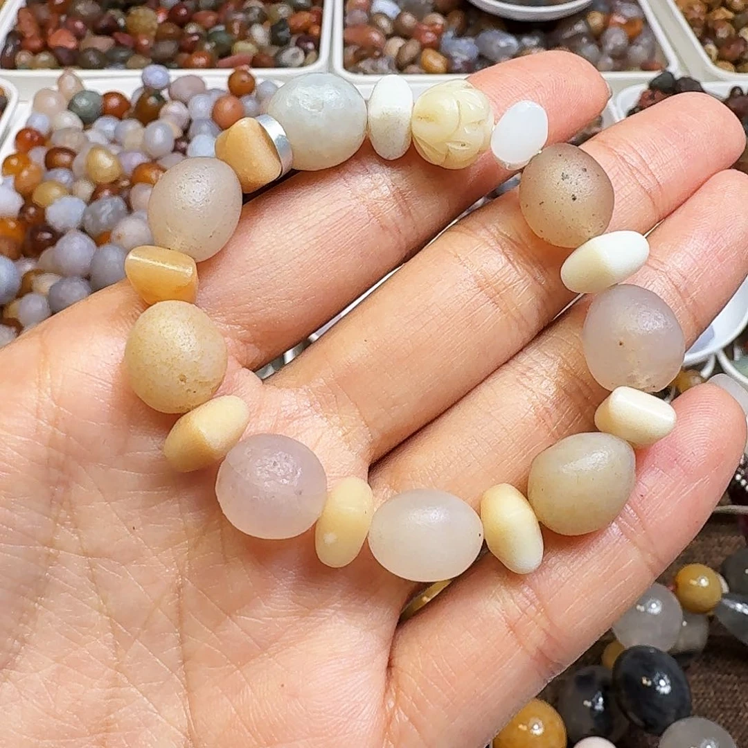 玛瑙/玉髓手链合金