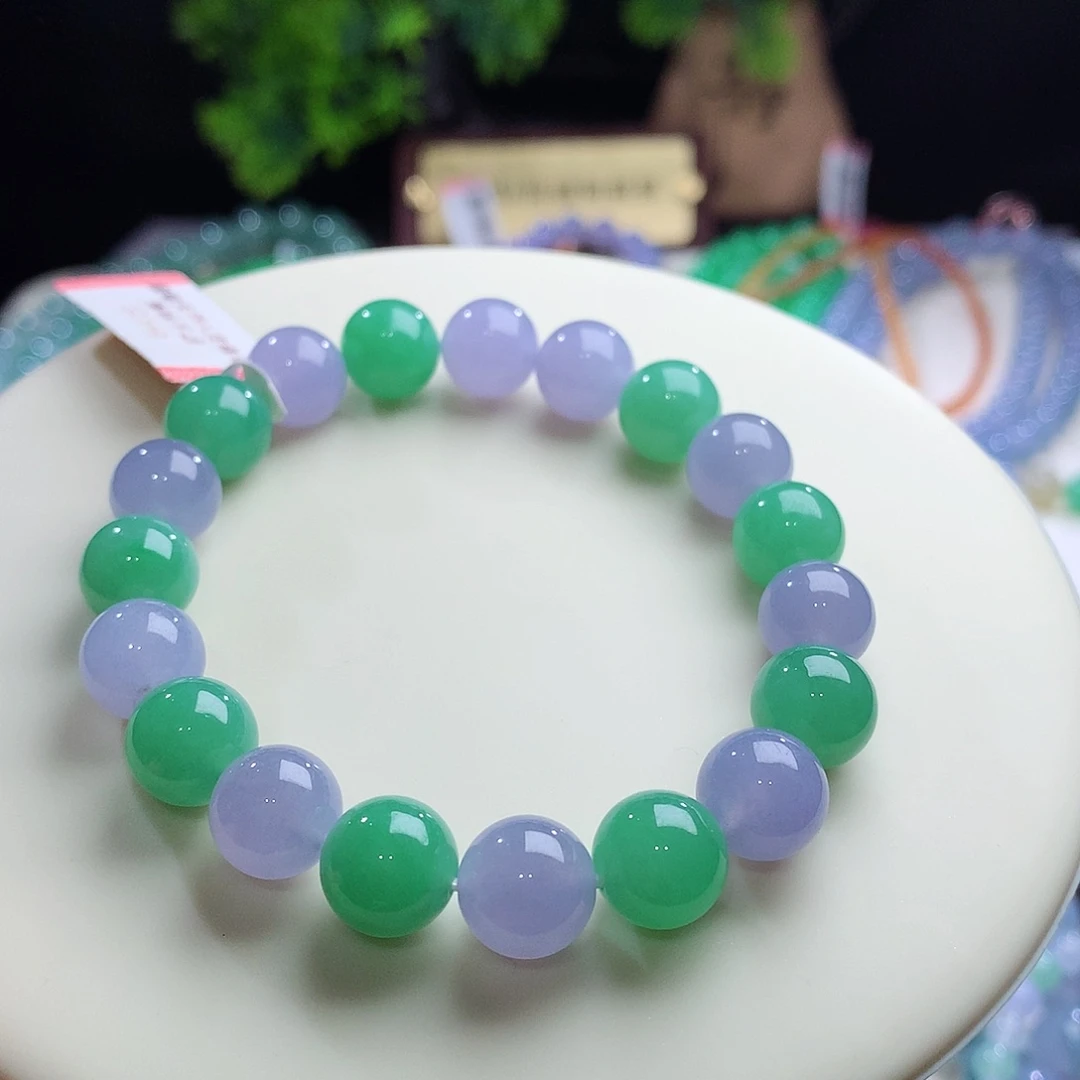 未镶嵌手串翡翠卡10mm