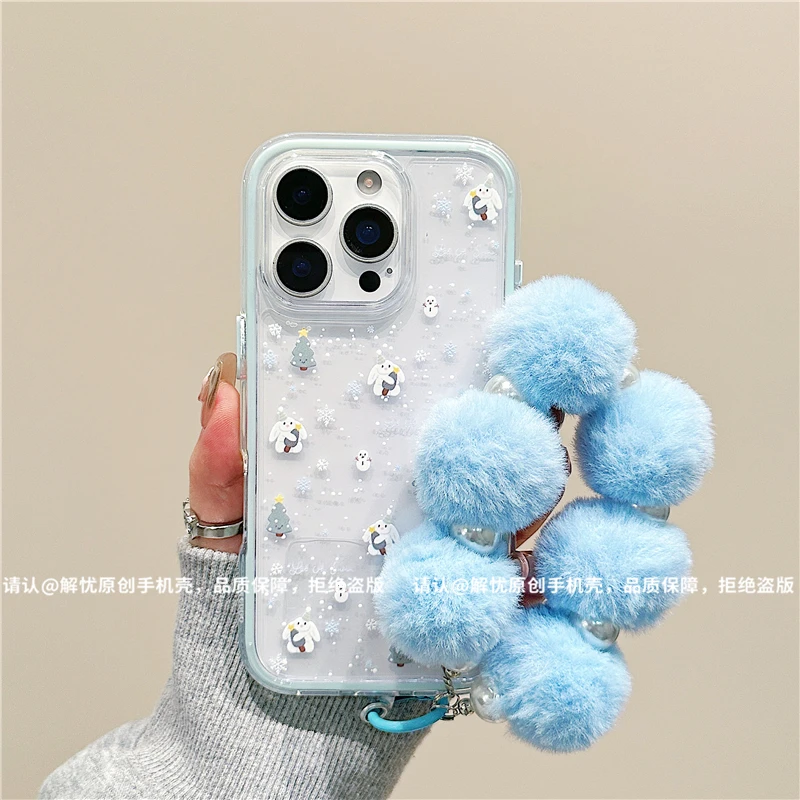 三合一炫彩适用苹果iPhone17/华为荣耀/OPPO/VIVO/小米手机壳爆款