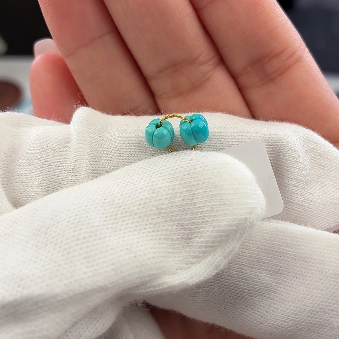 未镶嵌绿松石绿松石5.5mm