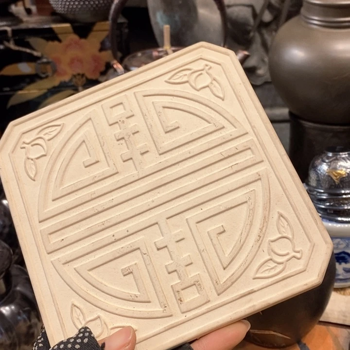 蜜安罐瓷香炉锡茶则