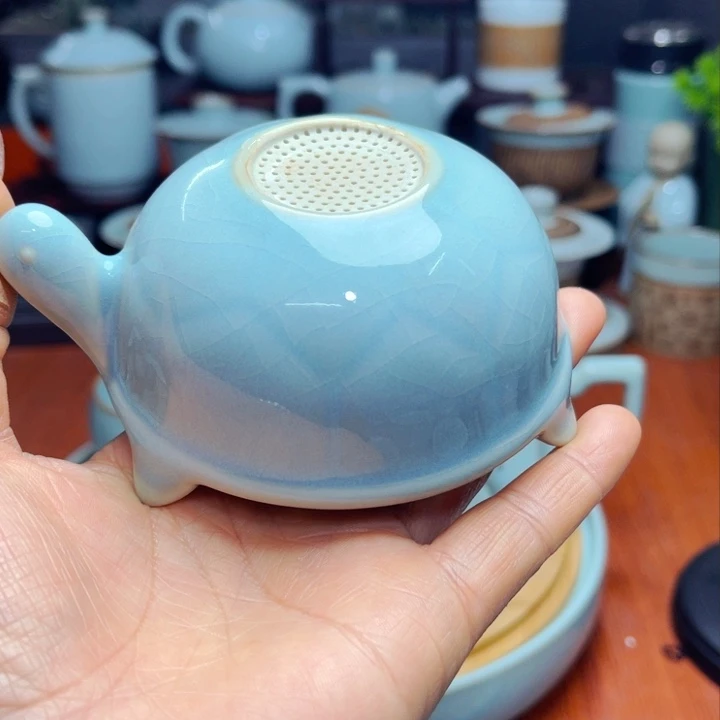 【闪购商品】风**静汝州单壶单杯，天青