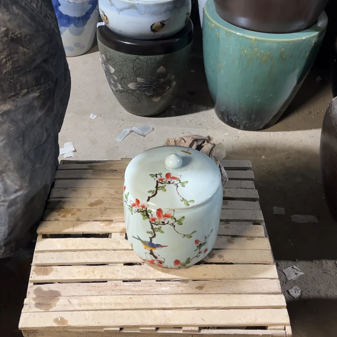 瓷片茶叶罐小号8888888