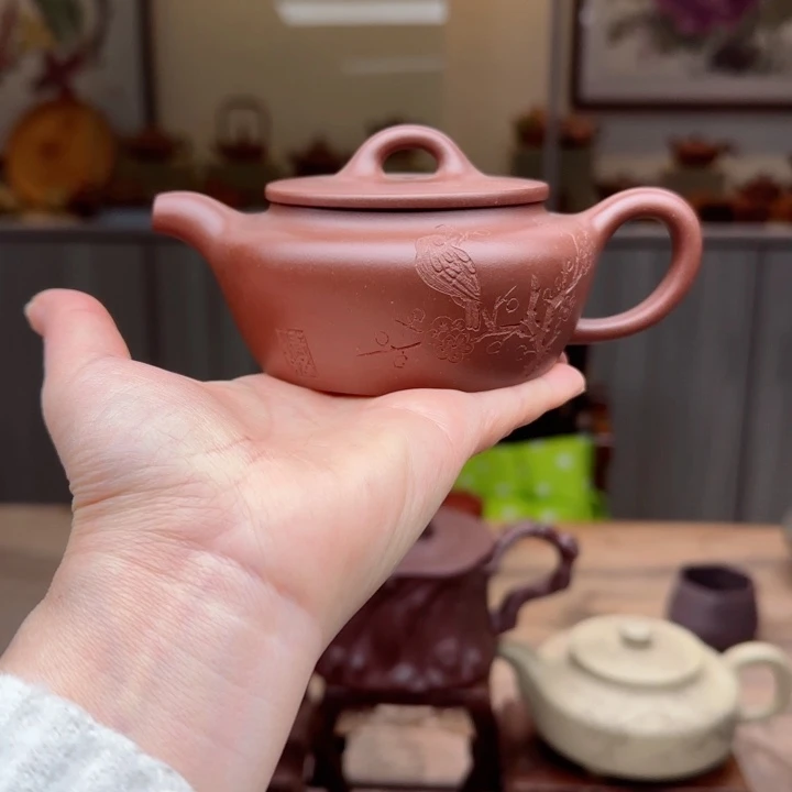 紫砂茶壶底槽清170 c C夫妻双国工作品