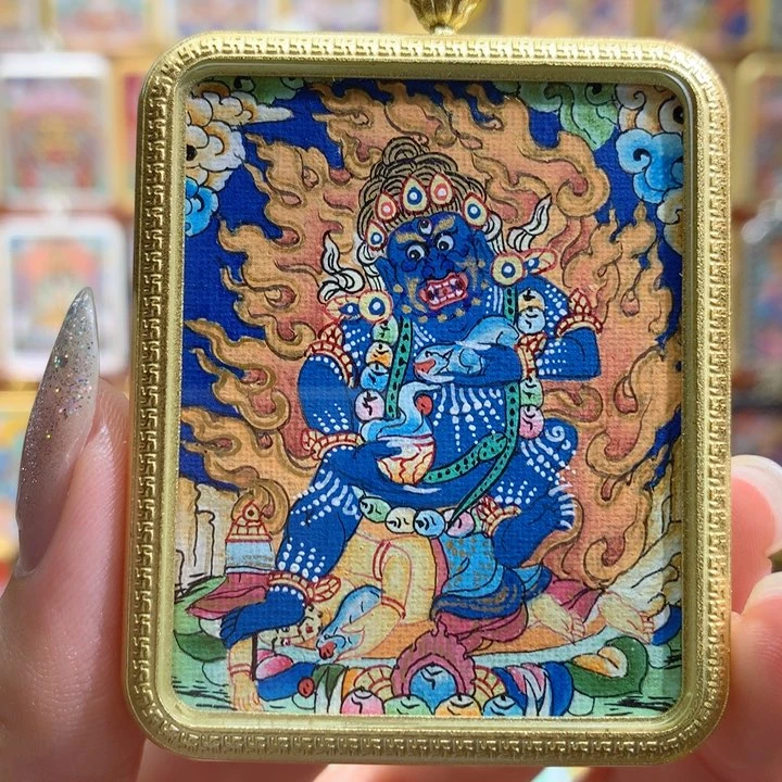 吊坠般若唐卡非遗传承