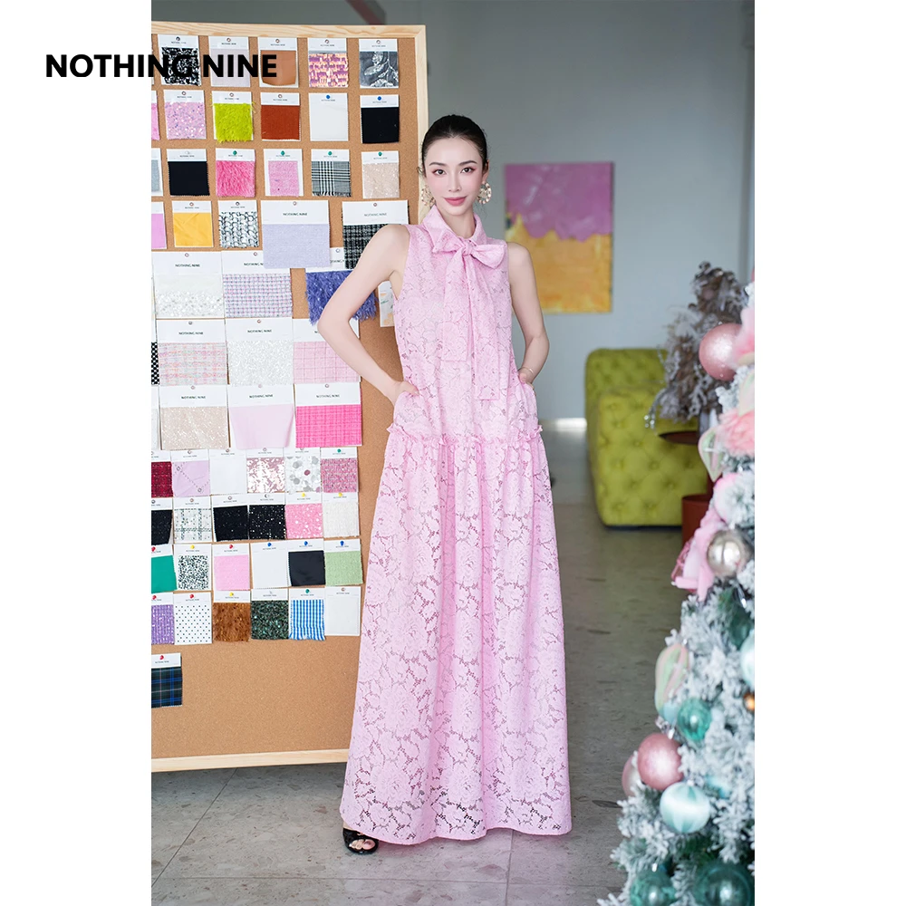 NOTHING NINE樱草慕斯花朵连衣裙