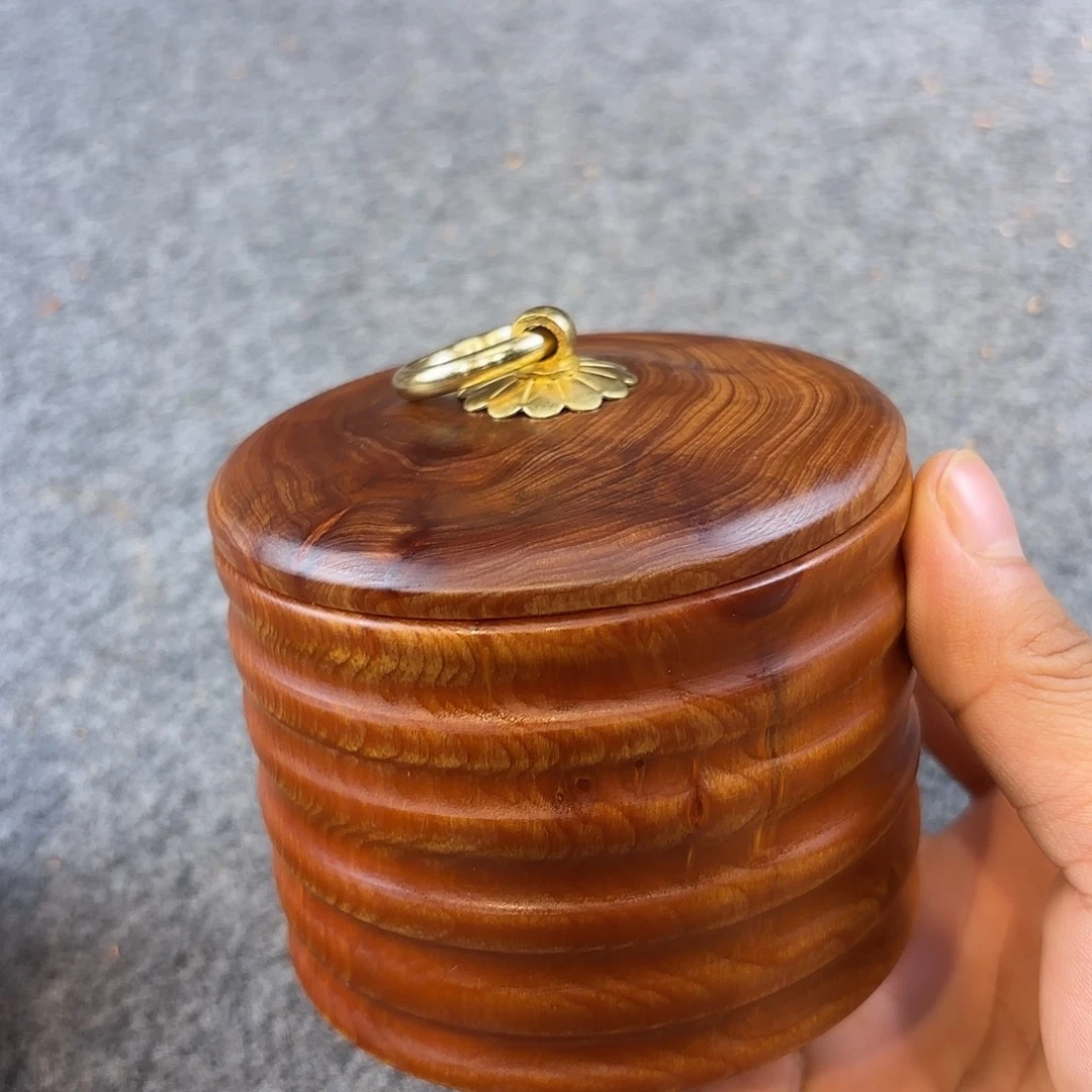 崖柏崖柏糖心竹节罐