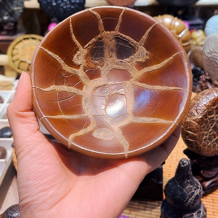 用***6石材龟纹石小石碗型