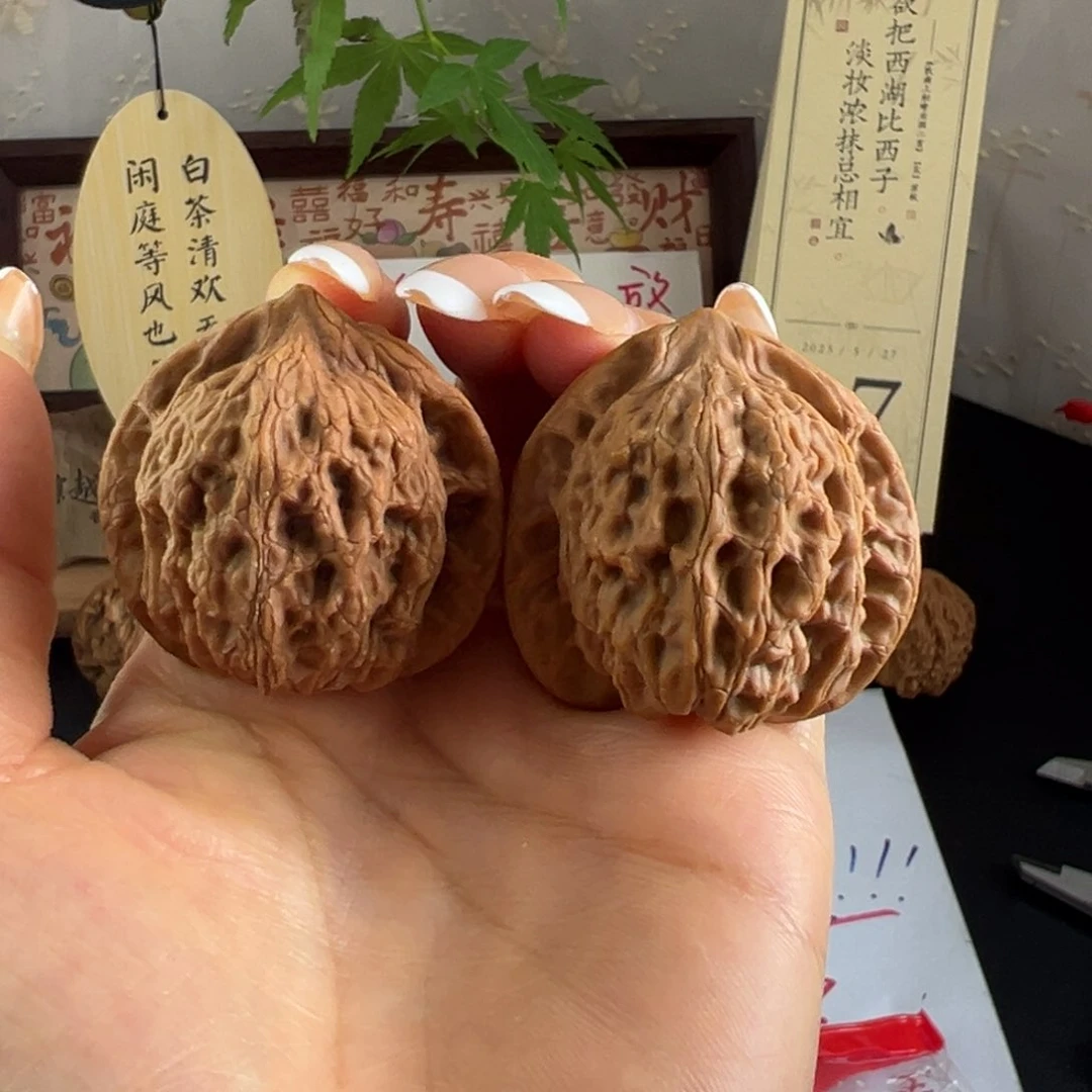 文玩核桃把件?**丶崔凯公子帽38尺无黄无修不退不换002