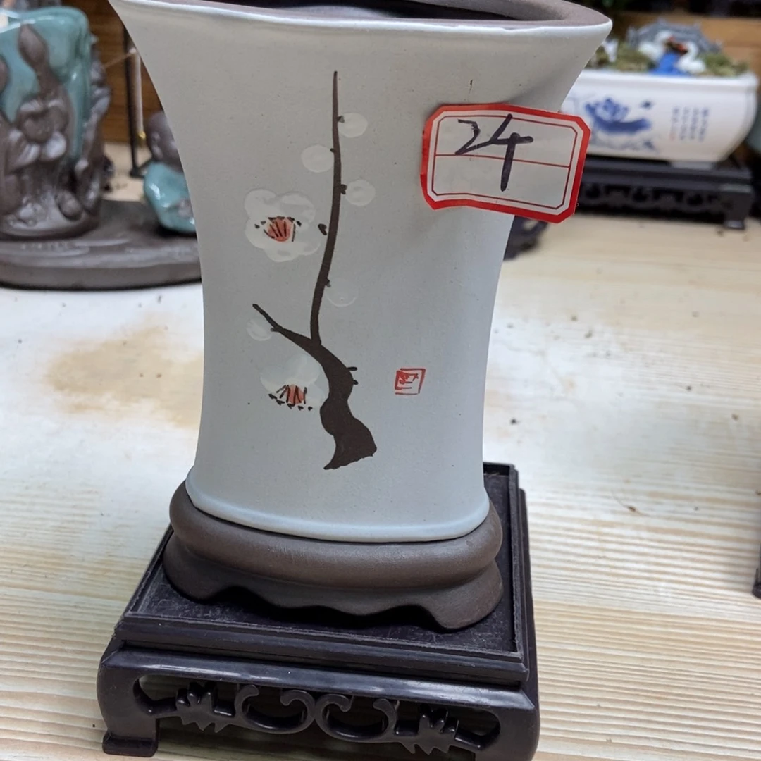 瓷片陶瓷花盆陶瓷艺术