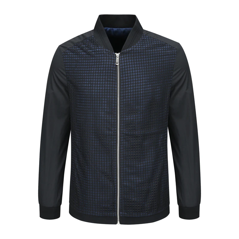 AB584邦纳春秋厚度男式夹克 拉链立领舒适休闲外套时尚都市