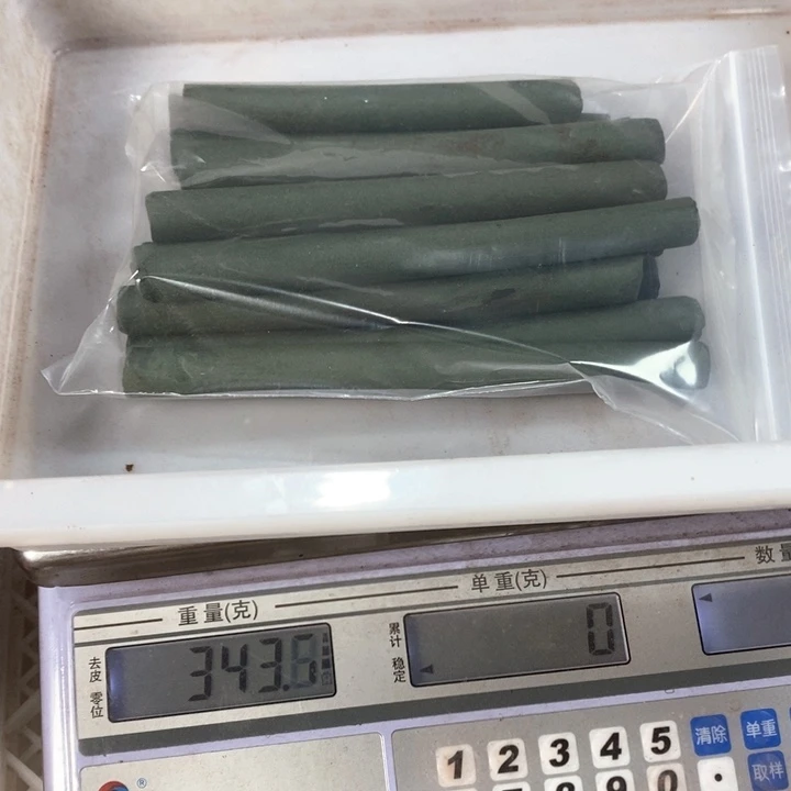 泥塑清木香短香棒料300克装