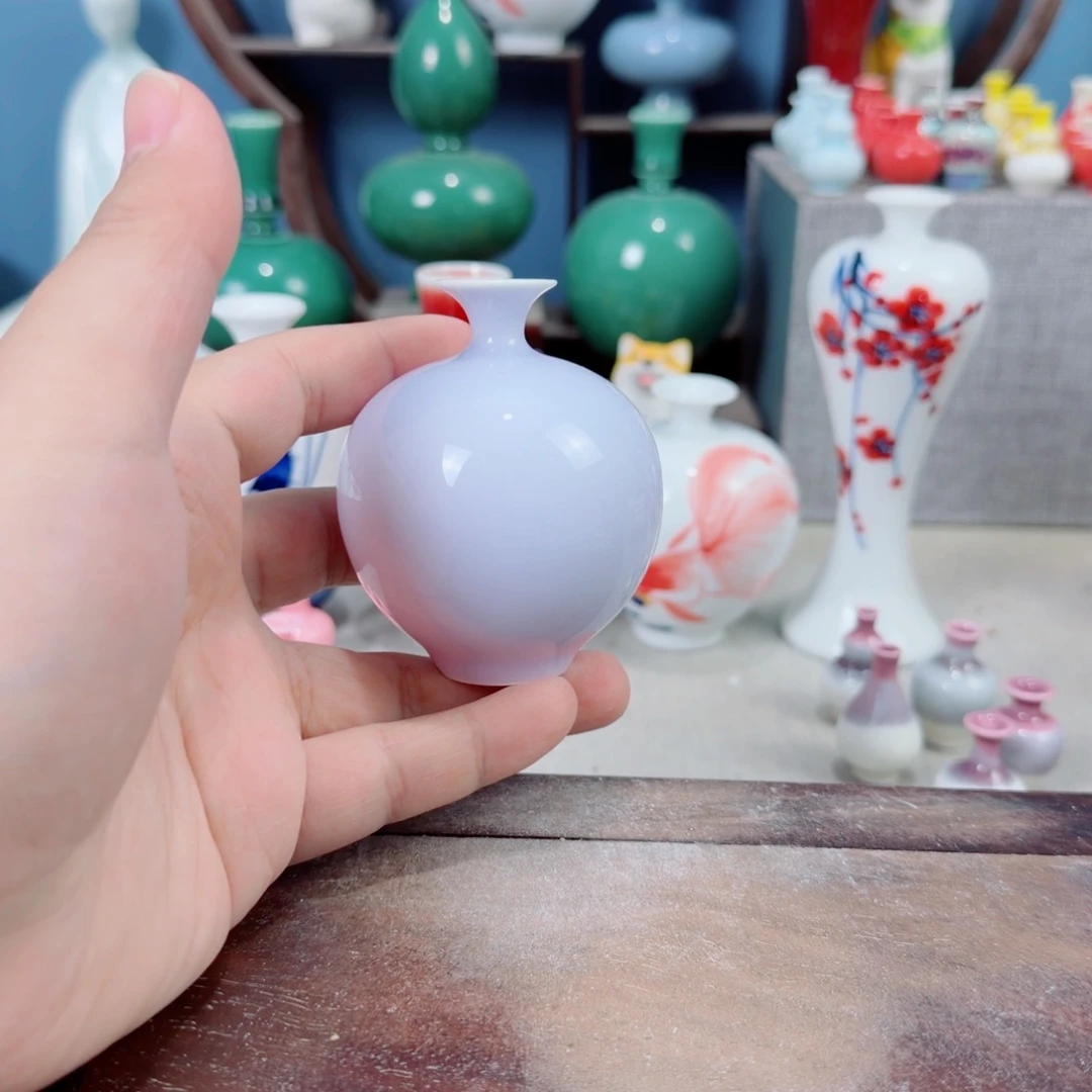 陶瓷手工小花器摆件