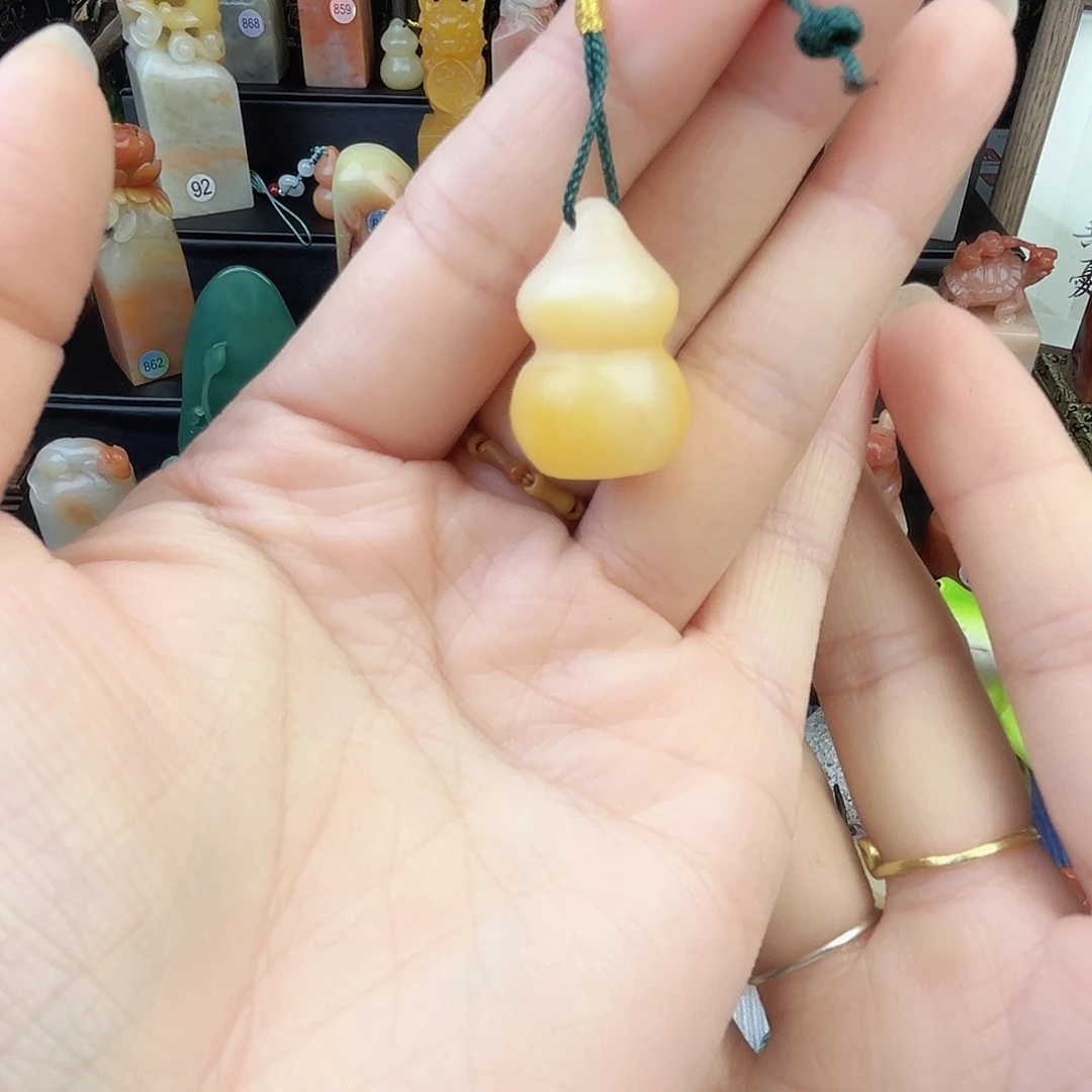 寿山石印石老挝石福禄1.2包刻一字
