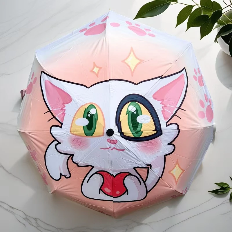 晴雨伞  小清新101—200家用清新可爱两用学生便携女孩遮阳雨伞