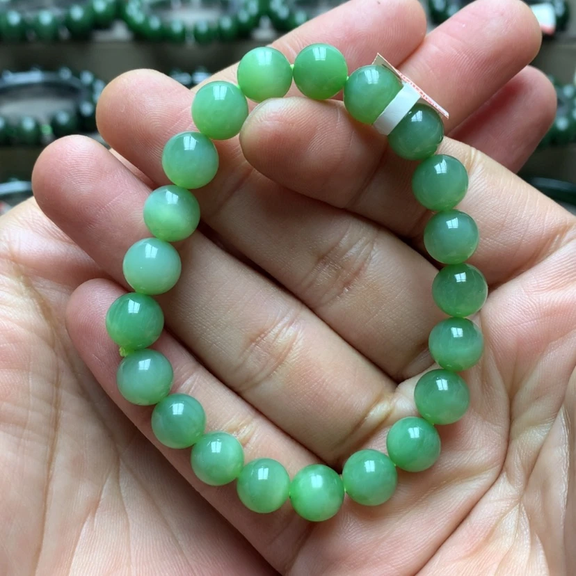 【闪购商品】未镶嵌手链和田玉（碧玉）