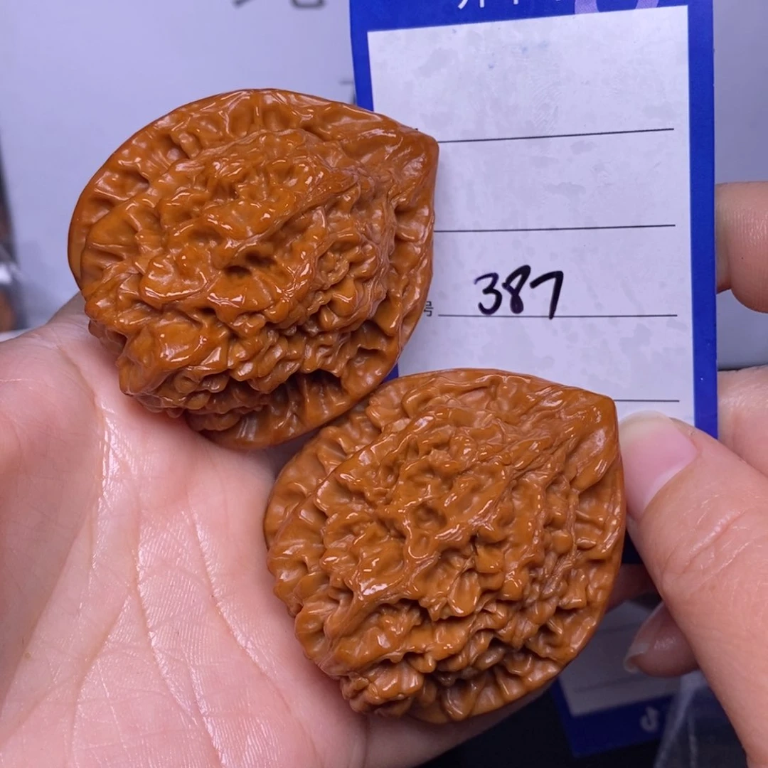 文玩核桃把件387/47官帽