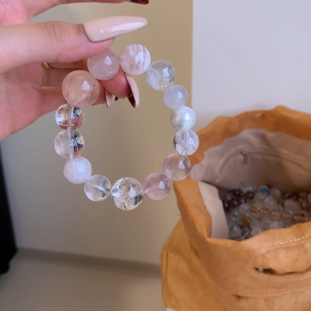 未镶嵌手串水晶现场定制手作多宝不退换