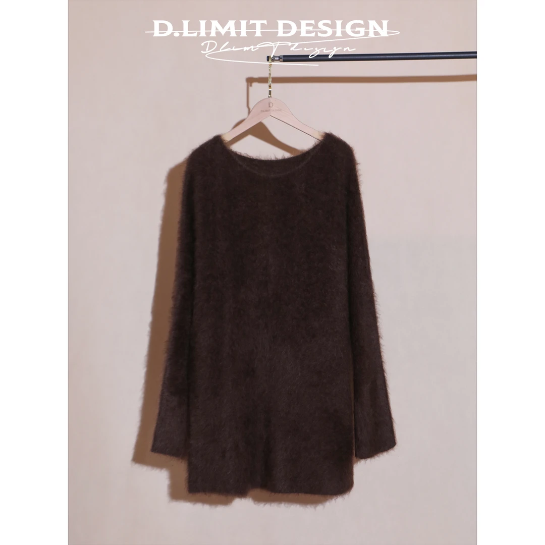 【D.Limit design】100牦牛绒高阶质感软糯一字领毛衣DLGW173