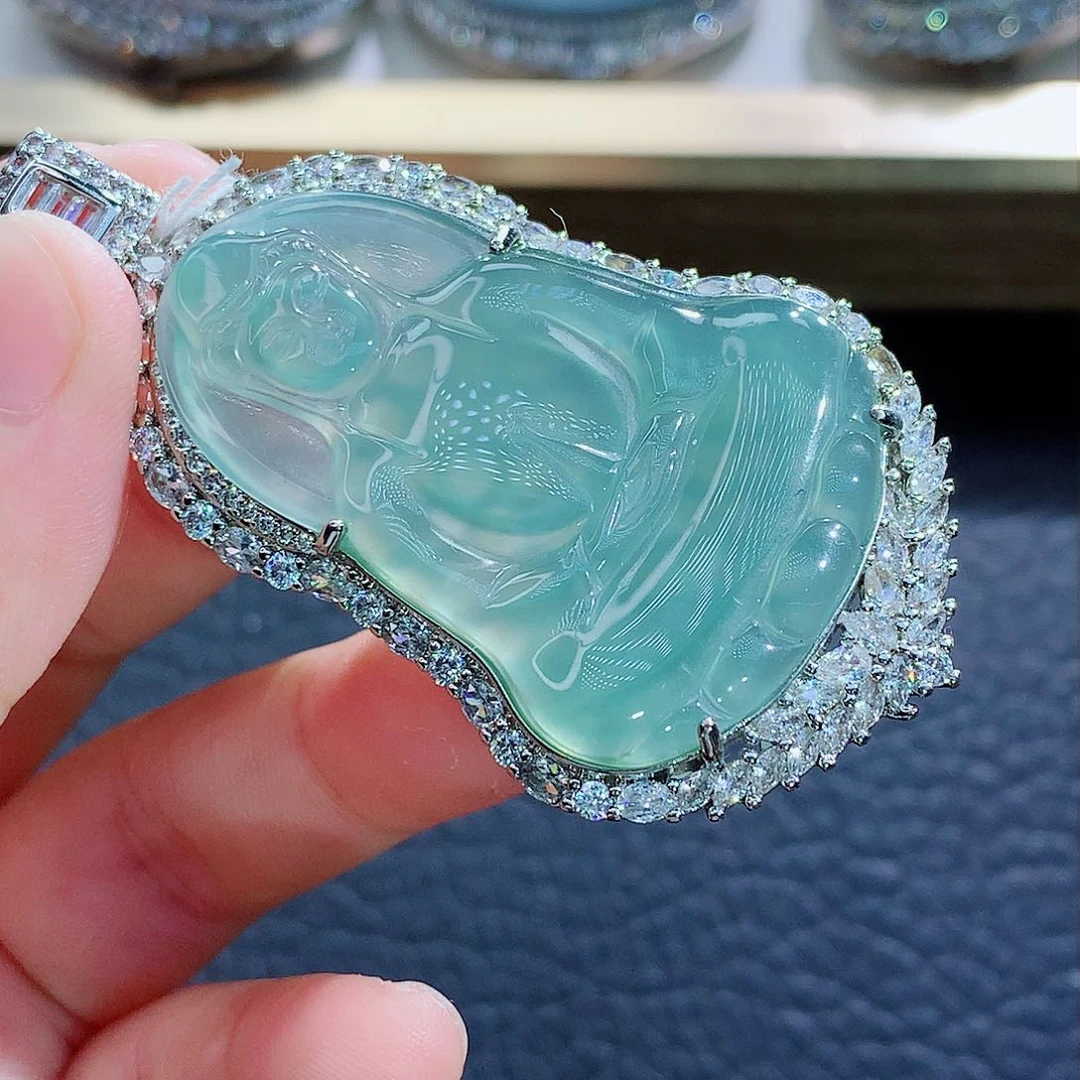 未镶嵌挂件翡翠翡翠