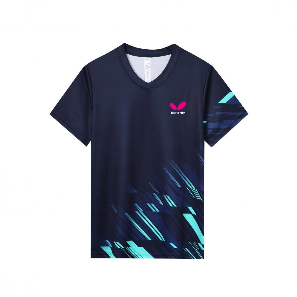 ButterflyButterfly新款乒乓球服短袖运动透气比赛服男女儿童速干