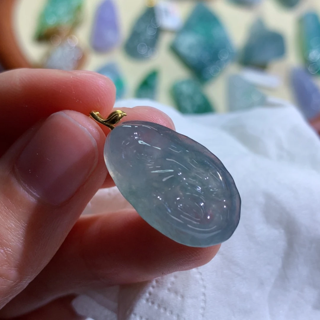 【闪购商品】翡翠吊坠(不含链)未镶嵌 6673