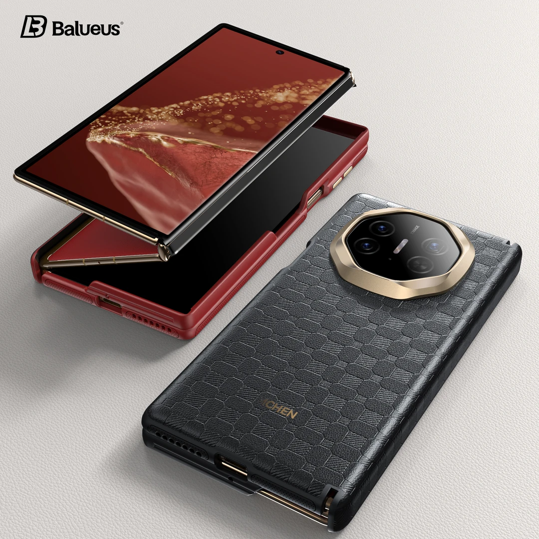 适用华为MateXT手机壳XT非凡大师真皮保护套双中轴全包磁吸硅胶壳