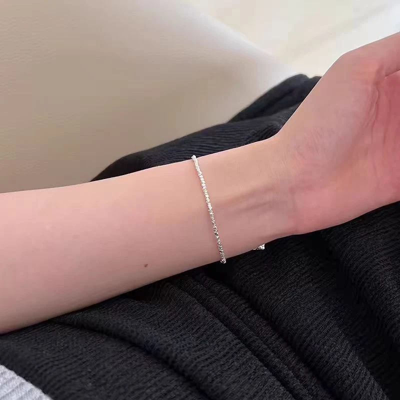 925银手链  碎冰星月清冷感手链女轻奢精致高级感简约搭手饰闺蜜