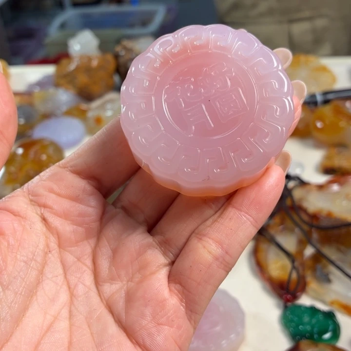 玛瑙/玉髓未镶嵌吊坠(不含链)