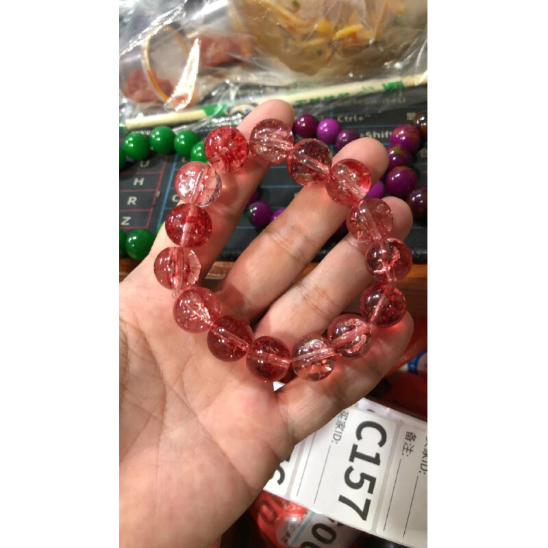 C 164 卡14 红幽手链