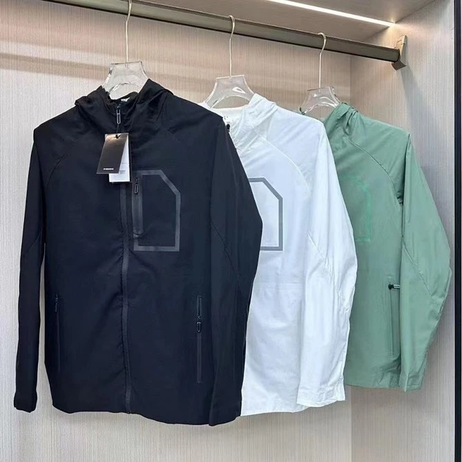 鸟家同款山壳防晒衣男轻薄风壳连帽休闲服薄款大码皮肤衣
