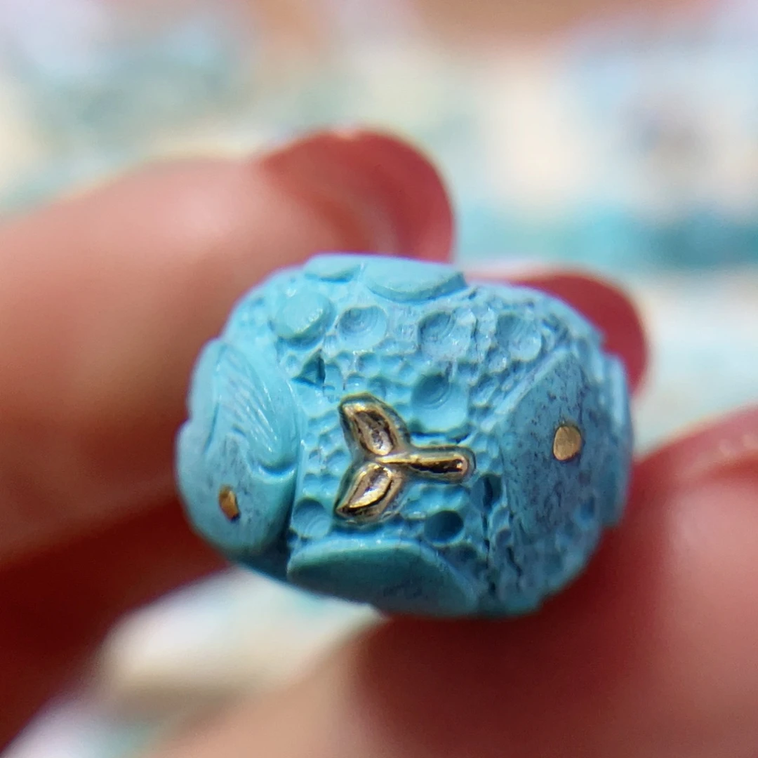 绿松石珠宝半成品未镶嵌