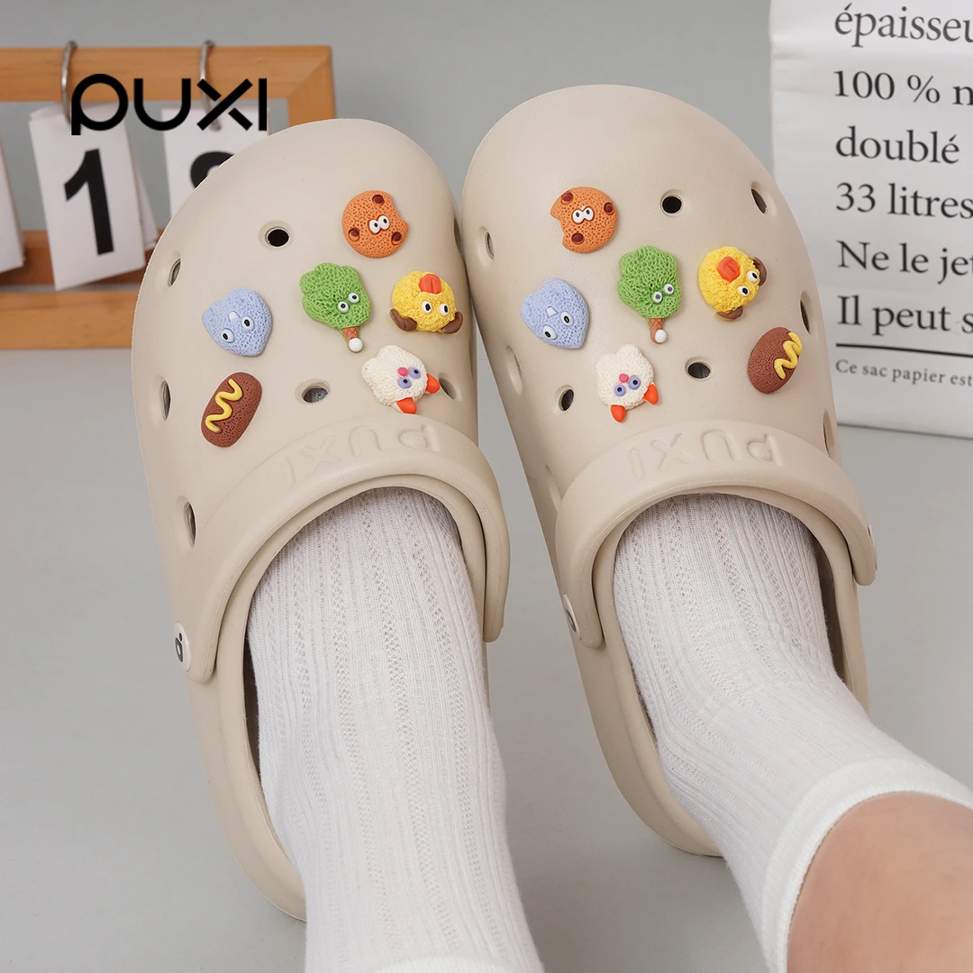 朴西飞云洞洞鞋女款2025新款爆款凉鞋女鞋防滑厚底外穿高级感小众