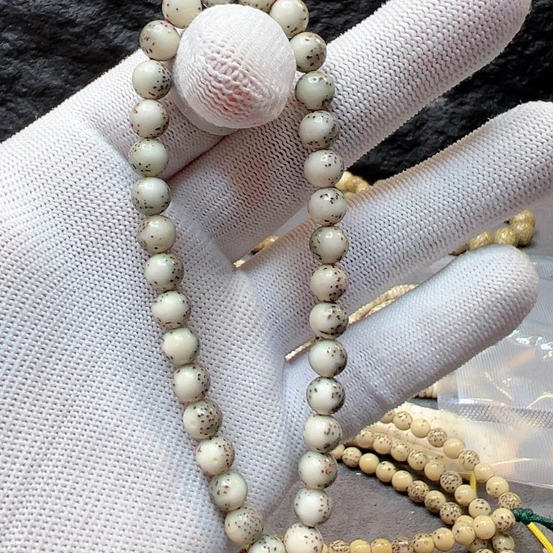 吊坠星月菩提圆珠手持7左右全玉化福利